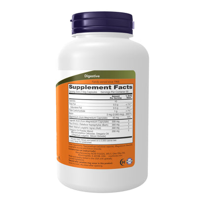 NOW Foods Supplements, Candida Support with Pau D'Arco, Oregano Oil, Black Walnut & Caprylic Acid, 180 Veg Capsules