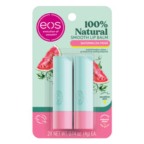 eos 100% Natural Lip Balm- Watermelon Frosé, Lip Care, 0.14 oz, 2-Pack