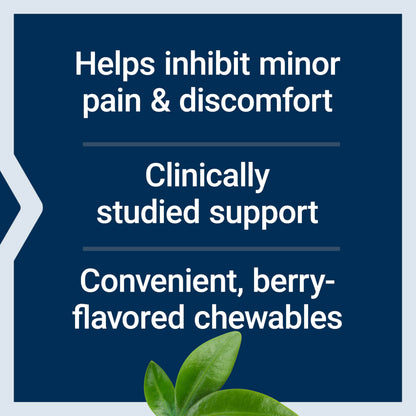Life Extension Discomfort Relief (Berry Flavor), 60 Chewable Tablets