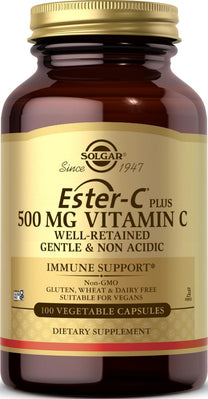 Solgar Ester-C Plus 500 mg Vitamin C (Ascorbate Complex), 100 Servings