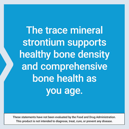 Life Extension Strontium Caps, Trace Mineral for Advanced Bone Health Support, Gluten Free, Non-GMO, Vegetarian, 90 Capsules