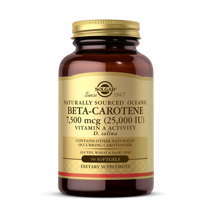 Oceanic Beta Carotene Solgar 90 Softgel