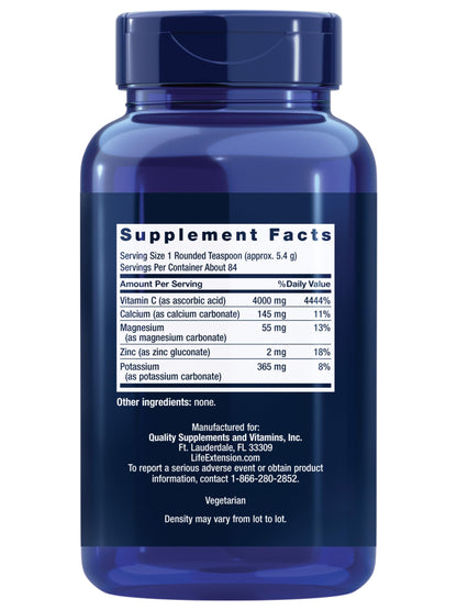 Life Extension Buffered Vitamin C Powder, 454 Grams