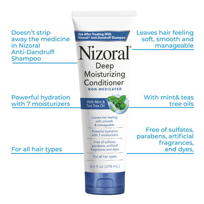 Nizoral 7 Oz Shampoo + 9.4 Oz Conditioner Bundle