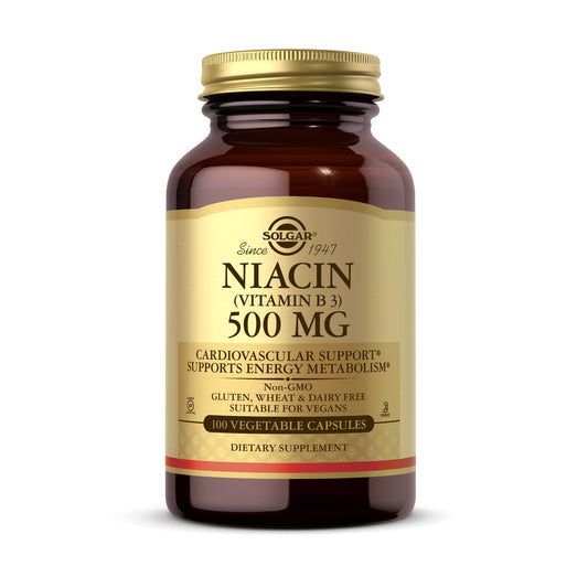 Niacin 500mg Solgar 100 VCaps
