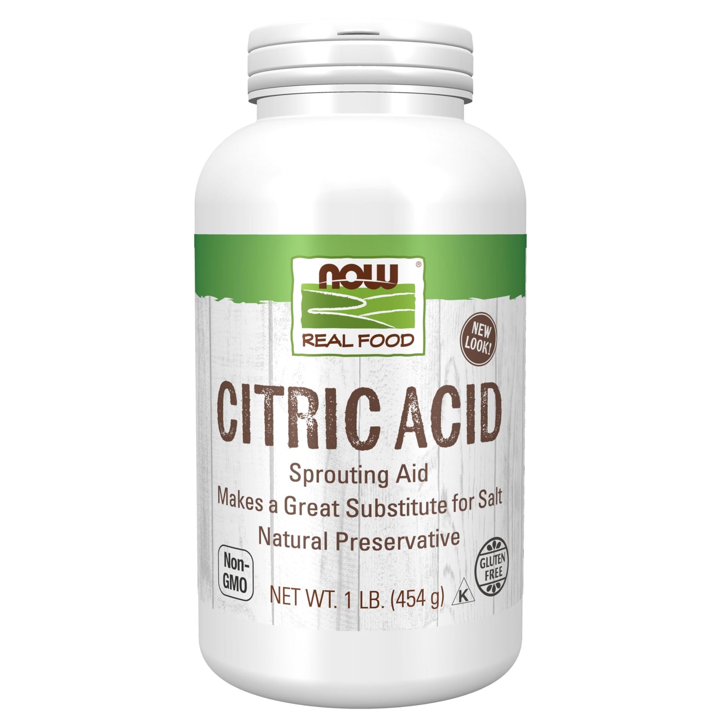 NOW Foods, Citric Acid, Sprouting Aid, Great Substitute for Salt, Preservative Found in Citrus Fruits, 1-Pound