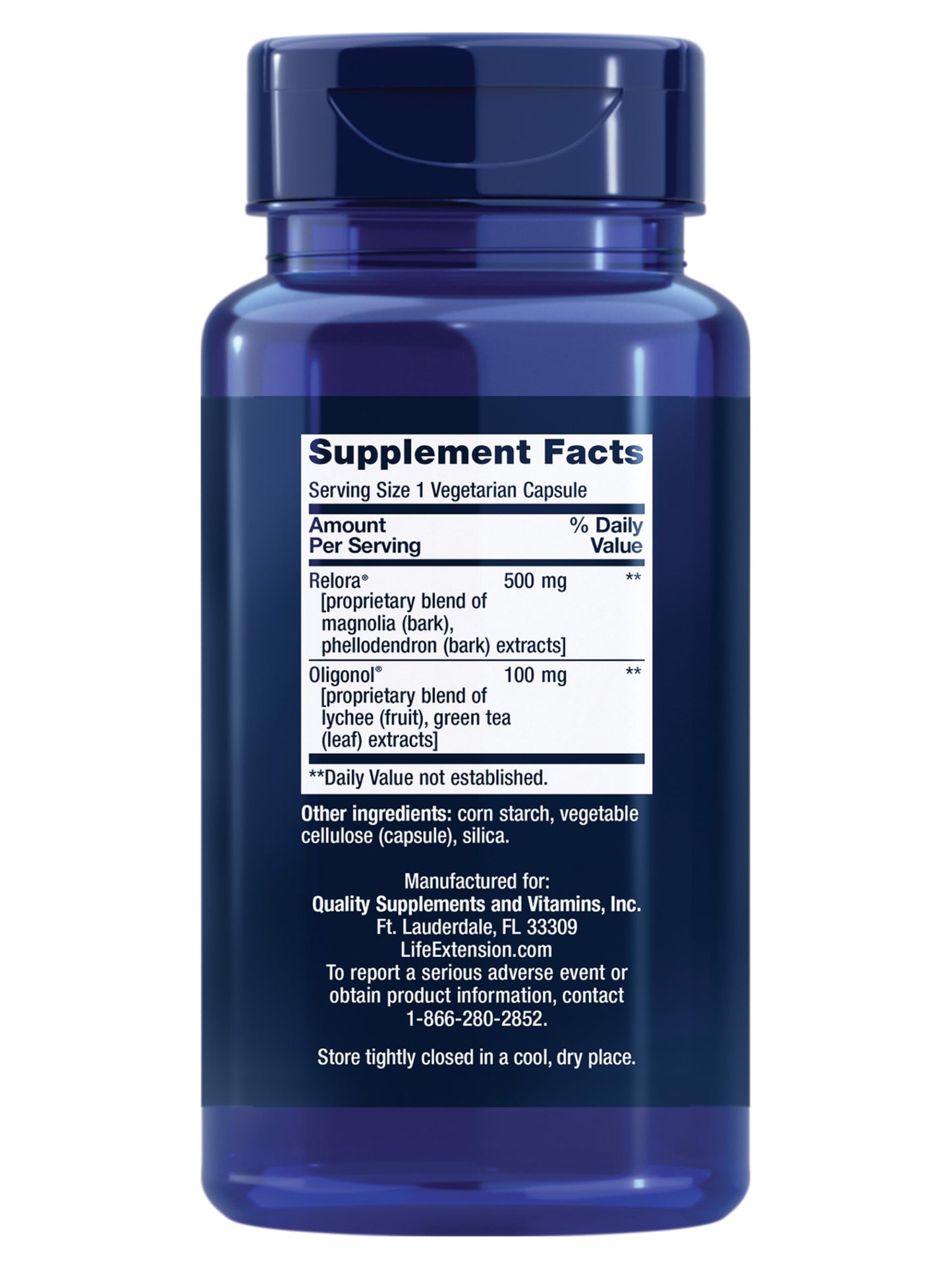 Life Extension Cortisol-Stress Balance, 30 Capsules