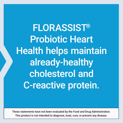 Life Extension FLORASSIST Probiotic Heart Health, 60 Capsules