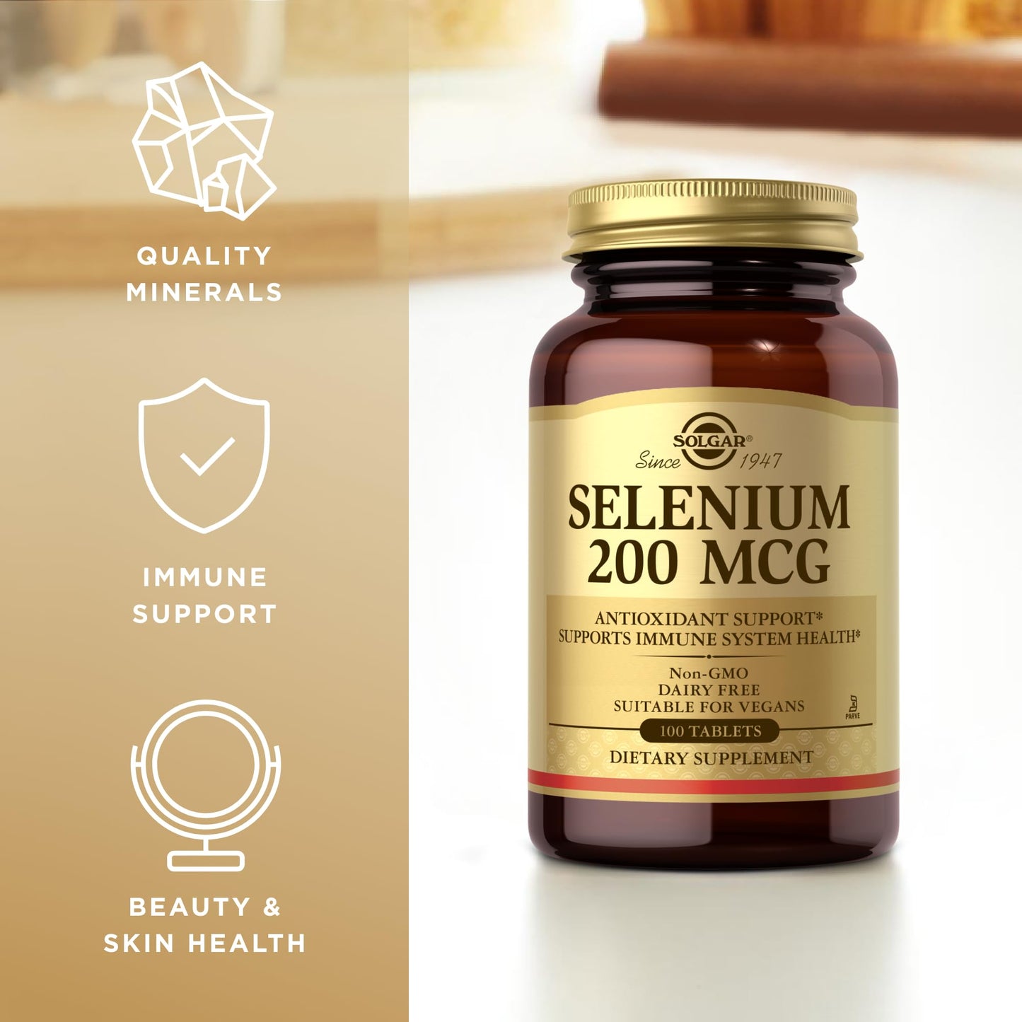 Selenium 200mcg Solgar 100 Tabs
