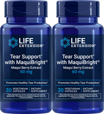 Life Extension Tear Support with MaquiBright 60 mg, 30 Vegetarian Capsules (Pack of 2)