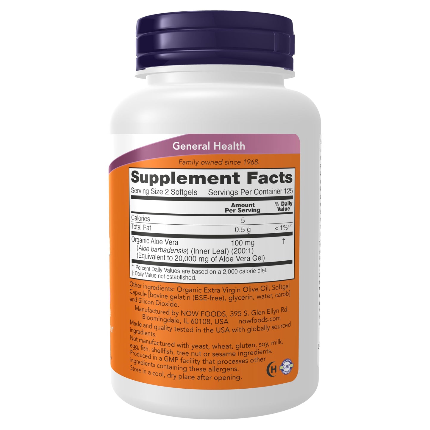NOW Foods Supplements, Aloe Vera (Aloe barbadensis) 10,000 mg, Supports Digestive Health*, 250 Softgels