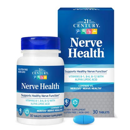 21st Century Nerve Health, Alpha Lipoic Acid 300mg with B Vitamins, 30ct