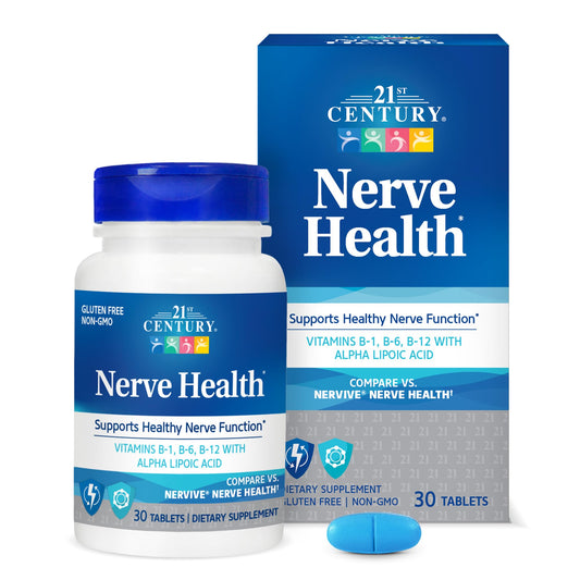 21st Century Nerve Health, Alpha Lipoic Acid 300mg with B Vitamins, 30ct