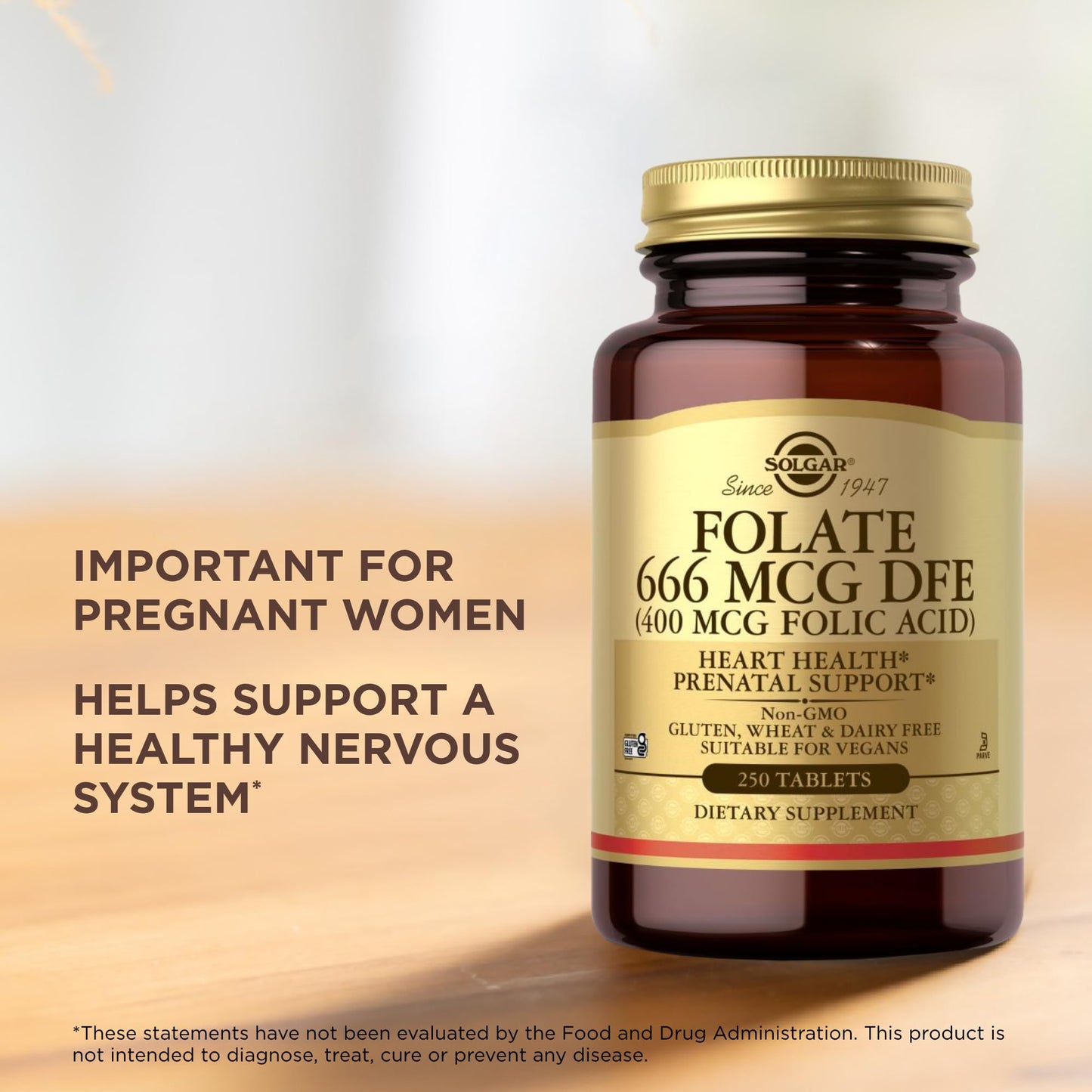 Solgar - Folic Acid, 400 mcg