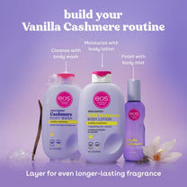 eos Cashmere Body Wash- Vanilla, Creamy Gel with Shea Butter, 16 fl oz