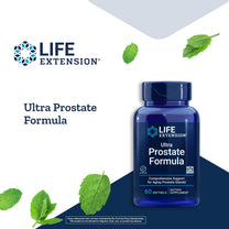 Life Extension Ultra Prostate Formula, Saw Palmetto for Men, pygeum, stinging Nettle Root, lycopene, Prostate Health, Urination Flow, PSA, Non-GMO, Gluten-Free, 60 softgels
