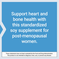 Life Extension Soy Isoflavones, Heart, Bone & Cellular Health Support for Post-menopausal Women, Gluten-Free, Non-GMO, Vegetarian, 30 Capsules