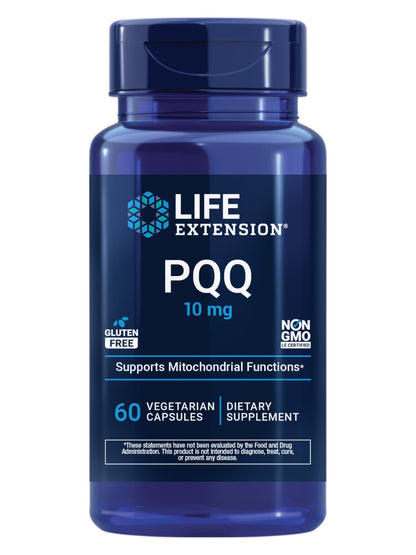 Life Extension PQQ Caps, Pyrroloquinoline Quinone, 10 mg, 60 Capsules