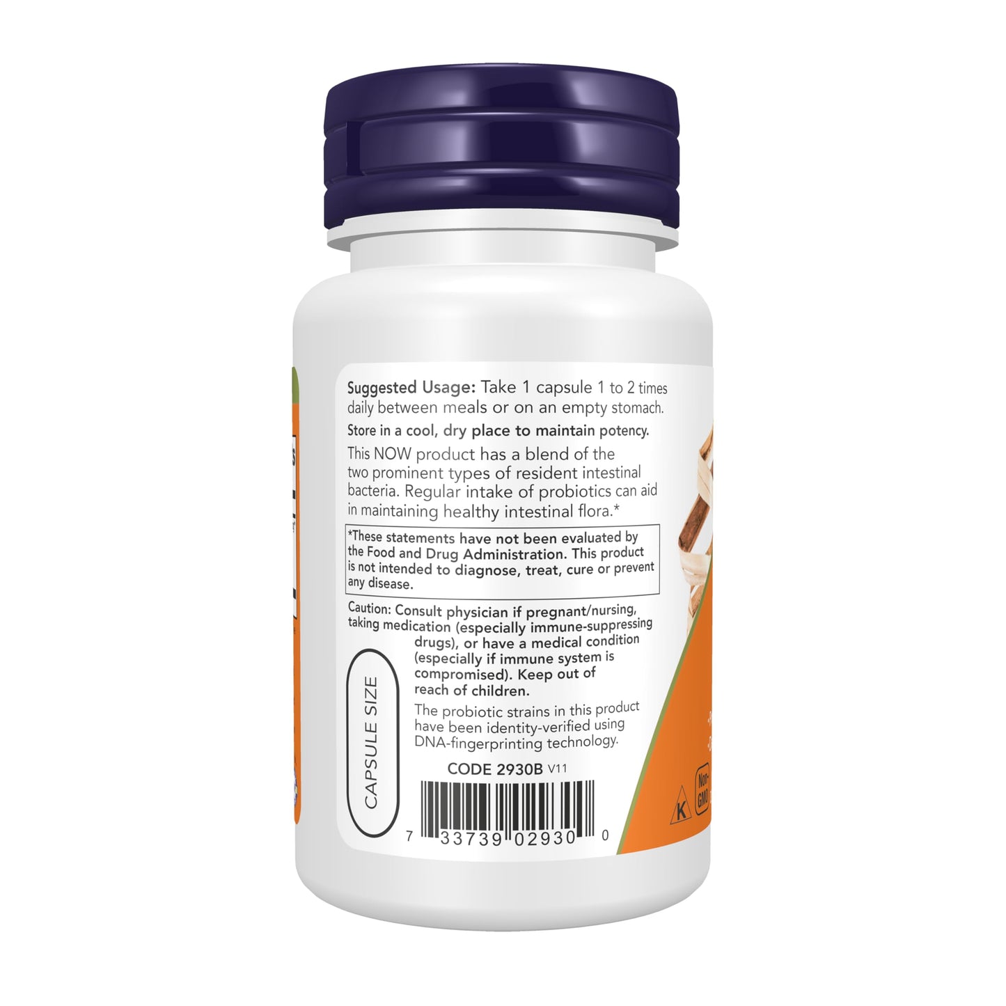 NOW Foods Supplements, 8 Billion Acidophilus & Bifidus, Dairy, Soy and Gluten Free, Strain Verified, 60 Veg Capsules