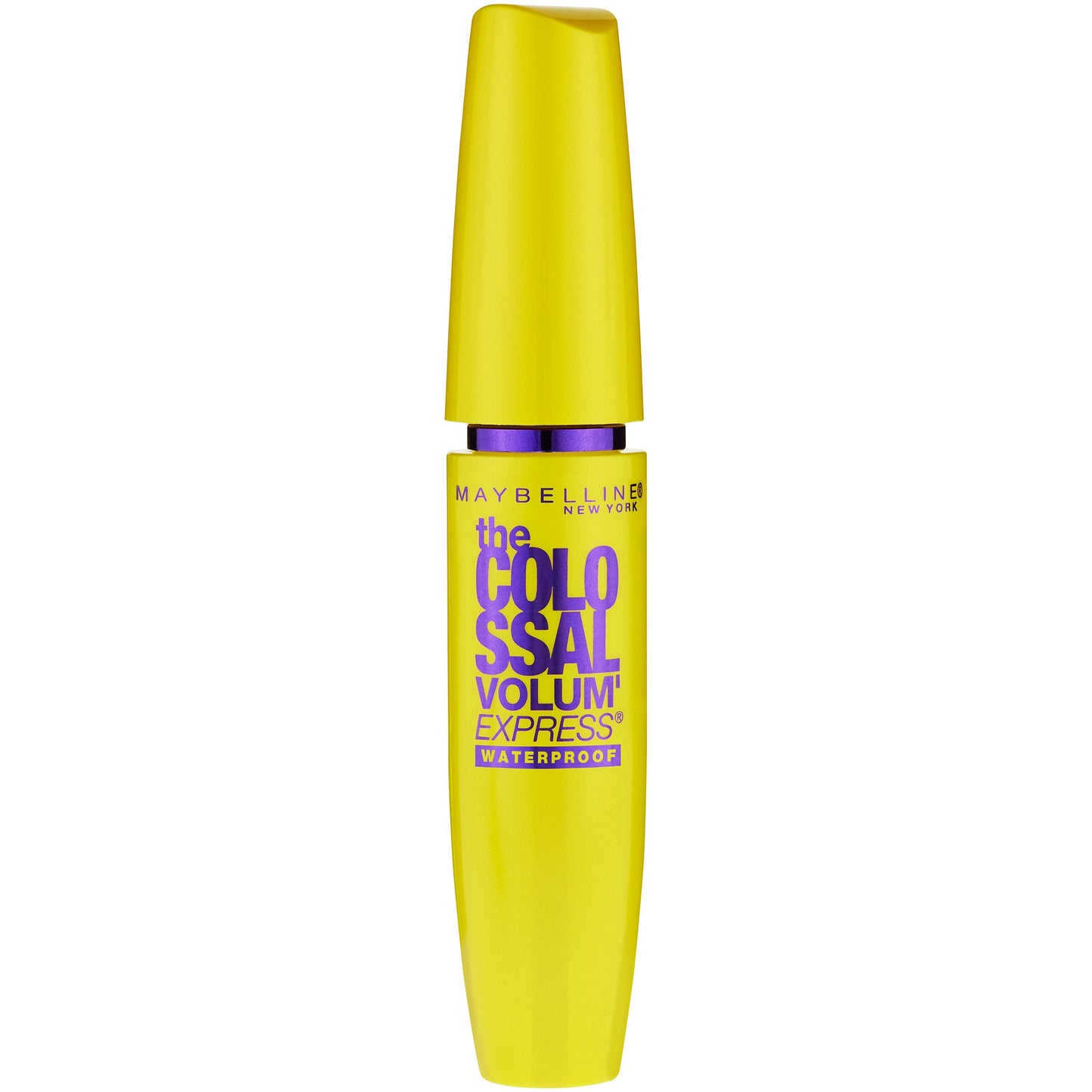 Maybelline Volum' Express The Colossal Waterproof Mascara, Volumizing, Thickening, Clump-Free Make Up Formula, Classic Black, 1 Count