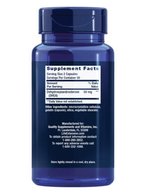 Life Extension DHEA 25 mg – Hormone Balance Supplement, Memory, Muscle Health, Bone Health, Men’s Health, Women’s Health, Gluten-Free, Non-GMO, 100 Capsules