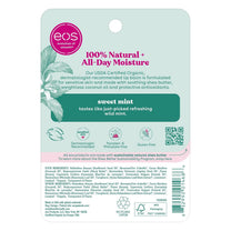 eos, 100% Natural Shea Lip Balm, Sweet Mint, 2 Pack, 0.39 oz (11 g)
