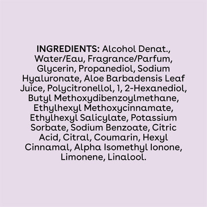 eos Cashmere Body Mist, Fresh & Cozy, Body Spray for Women, Hair Mist, Moisturizing, Hyaluronic Acid, Glycerin, Vegan, Cruelty-free, 6 fl oz
