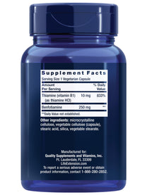 Life Extension Mega Benfotiamine, 250 mg, 120 Capsules