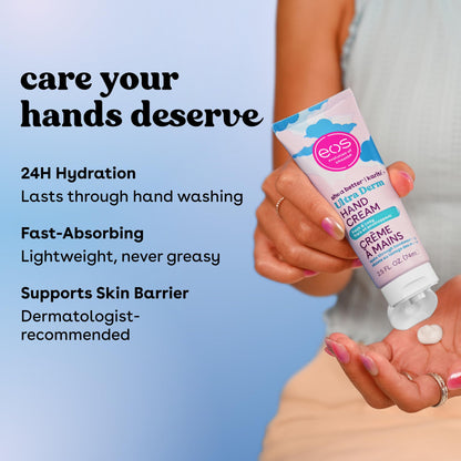 eos Shea Better Hand Cream- Fresh & Cozy, Dry Skin Relief, 2.5 oz
