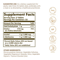 Lipotropic Factors Solgar 100 Tabs