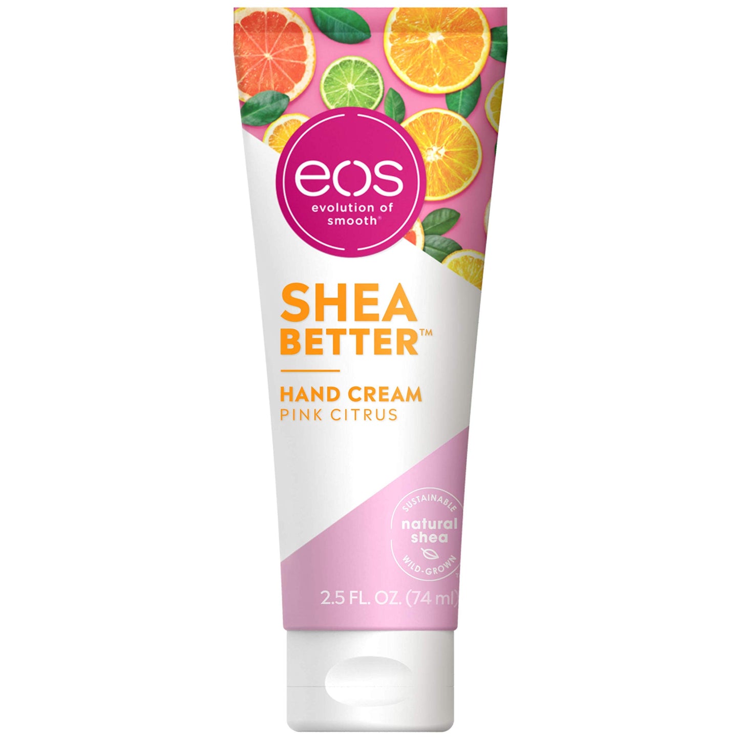 eos Hand Cream - Pink Citrus, Natural Shea Butter Hand Lotion and Skin Care, 24 Hour Hyrdration with Oil 2.5 oz