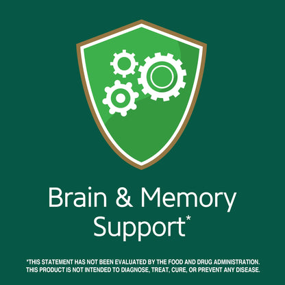21st Century Ginkgo Biloba Extract Capsules, Memory & Brain, 200 Count