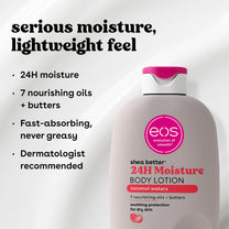 eos Shea Better Body Lotion- Coconut Waters, Natural Shea Butter, 16 fl oz