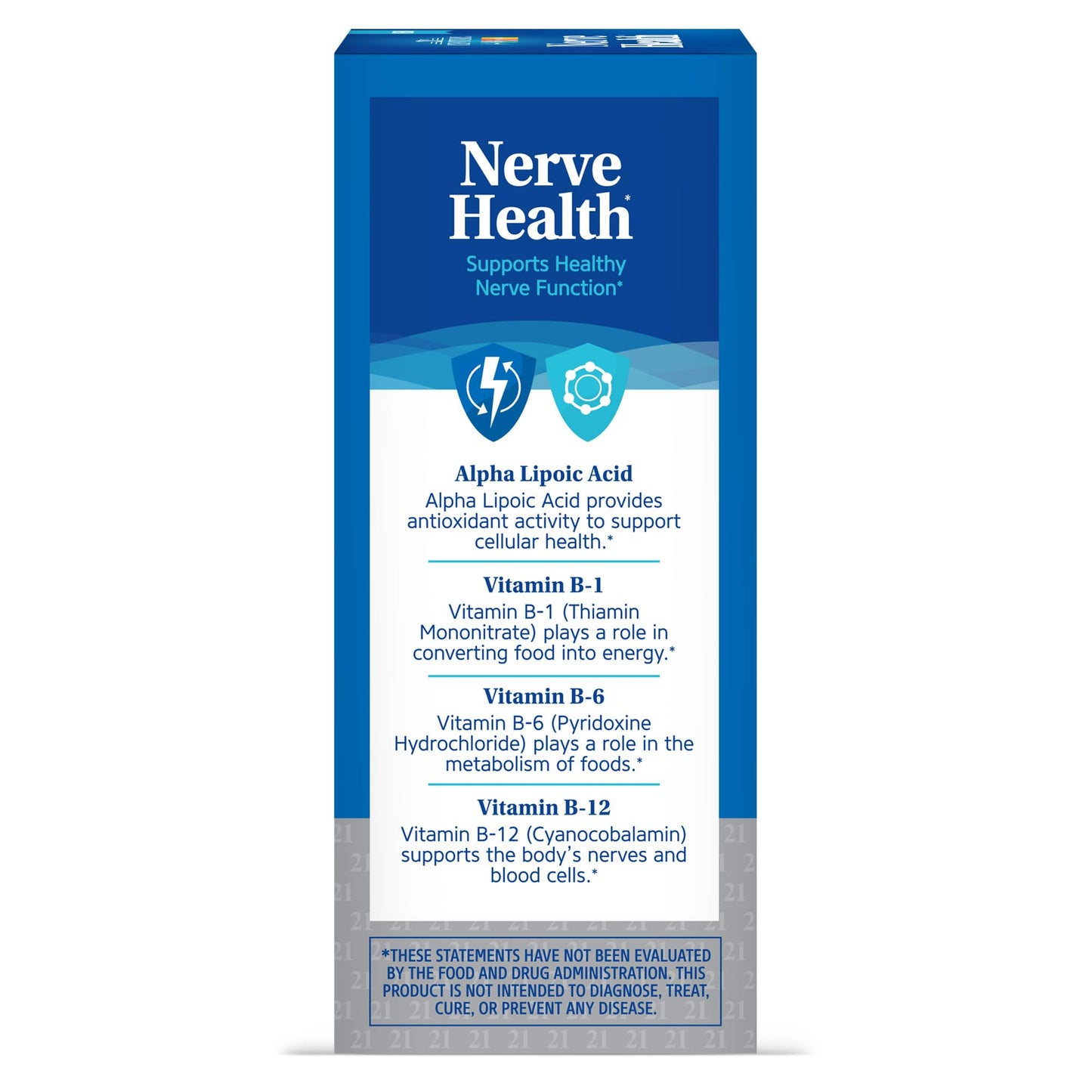 21st Century Nerve Health, Alpha Lipoic Acid 300mg with B Vitamins, 30ct