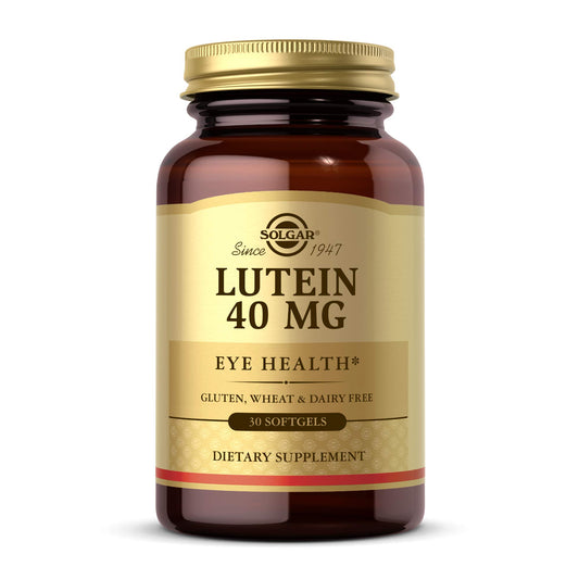 Solgar Lutein 40 mg, 30 Softgels - Contains FloraGLO Lutein - Non-GMO