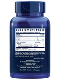 Life Extension Mega EPA/DHA, Omega-3 Fatty acids, Heart & Brain Health, Non-GMO, Gluten-Free, 120 softgels