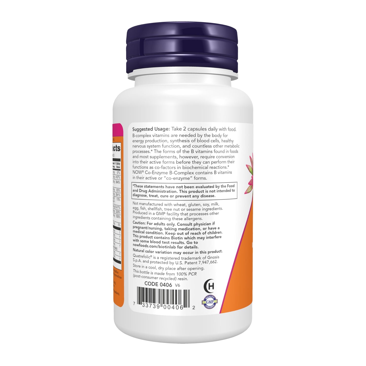 NOW Foods Supplements, Co-Enzyme B Complex with Alpha Lipoic Acid and CoQ10, Nutritional Health, 60 Veg Capsules