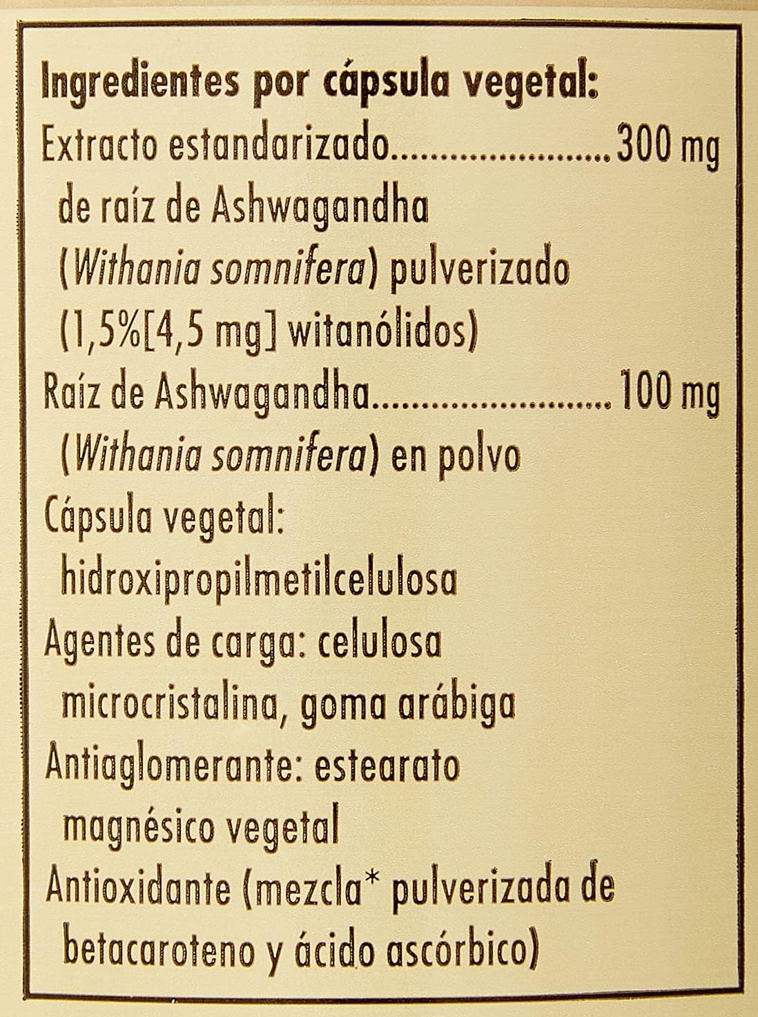 Solgar Ashwagandha Root Extract - 60 Vegetable Capsules - Standardized Full Potency (SFP) - Non-GMO, Vegan, Gluten & Dairy Free, Kosher - 60 Servings