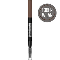 Maybelline TattooStudio Waterproof Eyebrow Pencil, Sharpenable, Longwear, Long Lasting, Pigmented Eyebrow Pencil for Defined Brows, Medium Brown, 1 Count