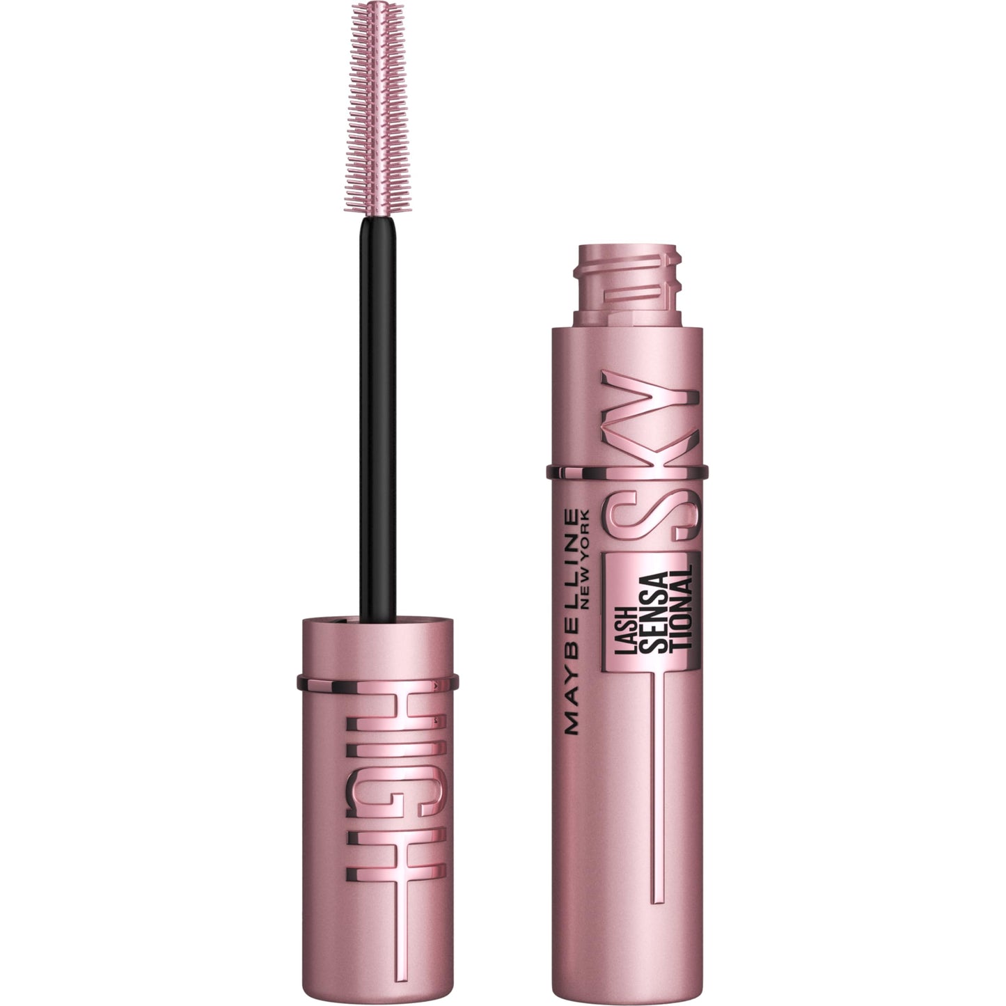 Maybelline Lash Sensational Sky High Washable Mascara Makeup, Volumizing, Lengthening, Defining, Curling, Multiplying, Buildable Formula, True Brown, 1 Count