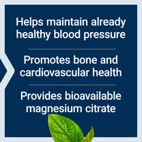 Life Extension Magnesium Citrate 100 mg Vegetarian Capsules, Blue, 100 Count