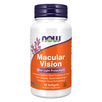 NOW Foods Supplements, Macular Vision Softgel, Eye Health, Eye Support, 50 Softgels