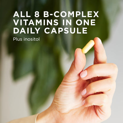 Solgar B-Complex "100", 250 Vegetable Capsules - Nervous System Support - Supports Energy Metabolism - Non-GMO, Vegan, Gluten Free, Dairy Free, Kosher - 250 Servings