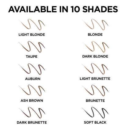 L'Oreal Paris Makeup Brow Stylist Definer Waterproof Eyebrow Pencil, Ultra-Fine Mechanical Pencil, Draws Tiny Brow Hairs and Fills in Sparse Areas and Gaps, Blonde, 0.003 Ounce (Pack of 1)