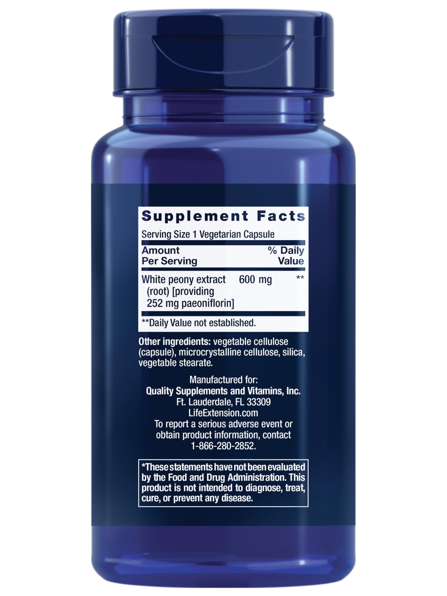 Life Extension Peony Immune, 60 Capsules