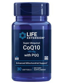 Life Extension Super Ubiquinol CoQ10 with PQQ, Heart Health, 30 Softgels