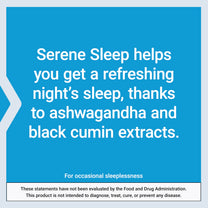 Life Extension Serene Sleep – Ashwagandha, Black Cumin – Sleep Supplement, Calm, Relaxation, Sleep Support Without Melatonin – Once-Daily, Gluten-Free, Non-GMO – 30 Softgels