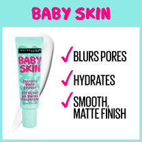 Maybelline Baby Skin Instant Pore Eraser Primer Makeup, Clear, 2 Count