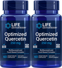Life Extension Optimized Quercetin, 60 Vegetarian Capsules (Pack of 2)