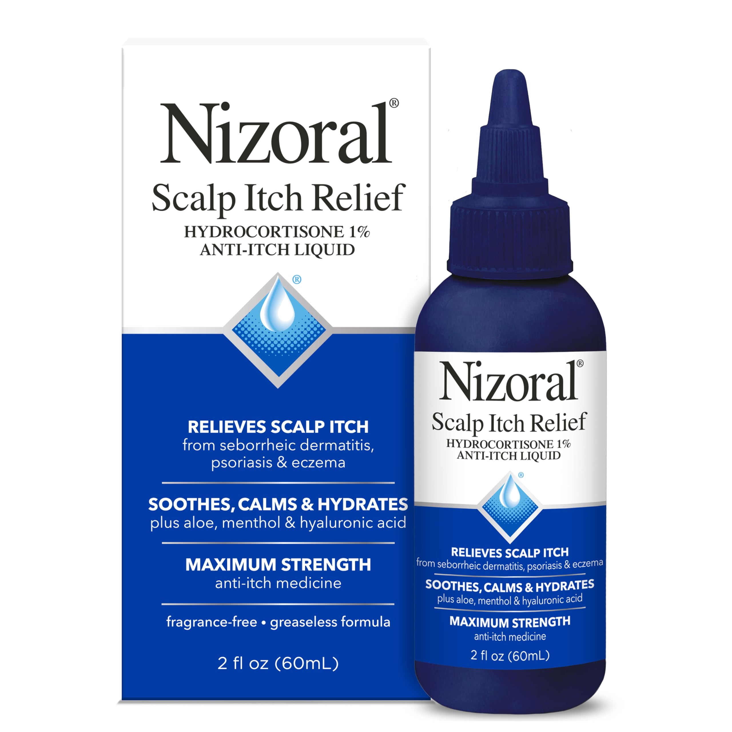 Nizoral Scalp Itch Relief Liquid, Maximum Strength, 2 Fl Oz